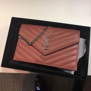 Ysl rare pink and silver